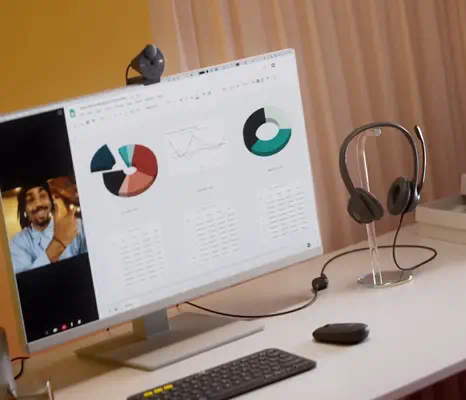 Logitech H390 - Casque Micro - visuel 7