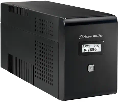PowerWalker VI 2000 LCD alimentation d'énergie non interruptible 2 kVA 1200 W 2 sortie(s) CA - Onduleur - visuel 1