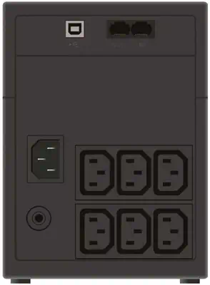 PowerWalker VI 1200 LCD/IEC alimentation d'énergie non interruptible Interactivité de ligne 1,2 kVA  - Onduleur - visuel 4