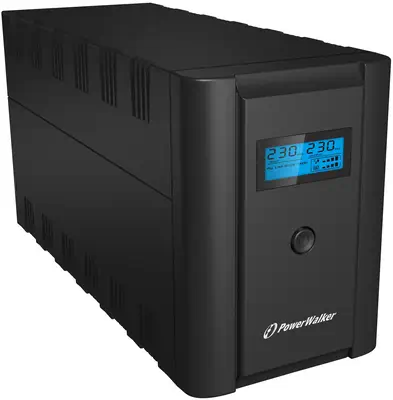 PowerWalker VI 1200 LCD/IEC alimentation d'énergie non interruptible Interactivité de ligne 1,2 kVA  - Onduleur - visuel 2