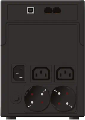 PowerWalker VI 1200 SHL Schuko alimentation d'énergie non interruptible Interactivité de ligne 1,2 k - Onduleur - visuel 4