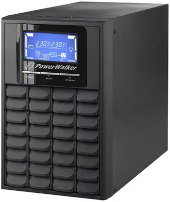 PowerWalker VFI 1000C LCD alimentation d'énergie non interruptible Double-conversion (en ligne) 1 kV - Onduleur - visuel 1