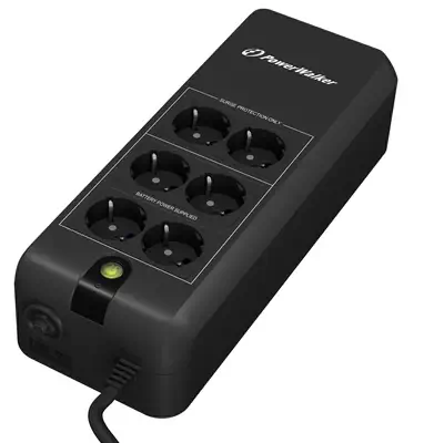 PowerWalker VFD 600 APFC alimentation d'énergie non interruptible Veille 0,6 kVA 300 W 6 sortie(s) C - Onduleur - visuel 1