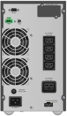 PowerWalker VFI 3000 TGB alimentation d'énergie non interruptible Double-conversion (en ligne) 3 kVA - Onduleur - visuel 2