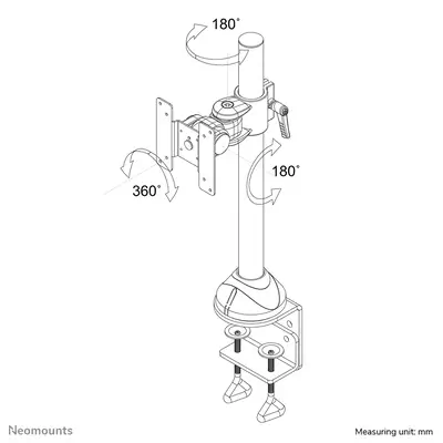 Neomounts FPMA-D965 Support d'écran à fixer 10-30" - Support Fixe & Mobile - visuel 6