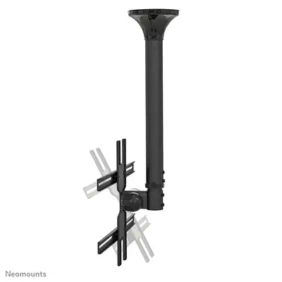 Neomounts FPMA-C400BLACK Support de plafond pour écran de 32-60" - h64-104 cm - Support Fixe & Mobile - visuel 5
