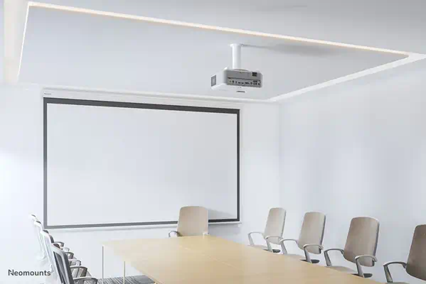 Neomounts BEAMER-C80WHITE Support de plafond pour vidéoprojecteur - h13-20 cm - orientable - Kits de support plafond - visuel 8
