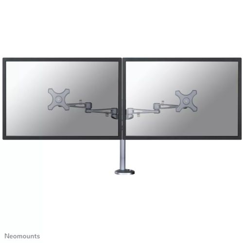 Revendeur officiel NEOMOUNTS Flatscreen Desk Mount grommet 2 screens 10-26p