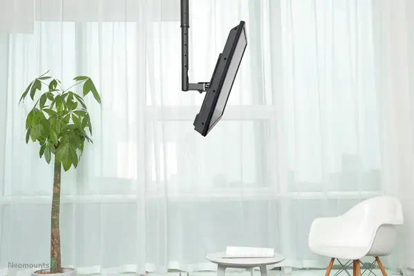 Neomounts FPMA-C060BLACK Support de plafond pour écran de 10-40" - h60-85 cm - Support Fixe & Mobile - visuel 5