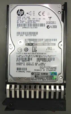 HPE 512743-001-RFB disque dur 72 Go 15000 tr/min 2.5" SAS - Disque dur Interne - visuel 1