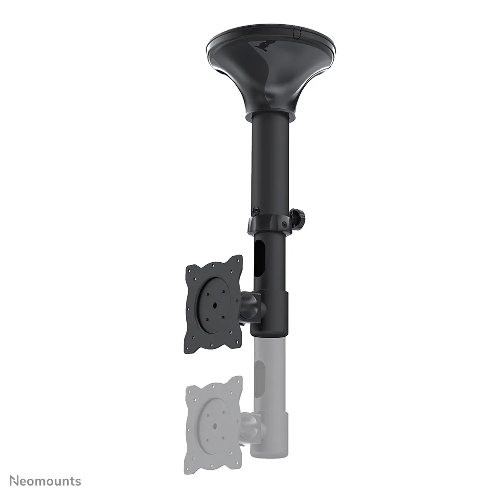 Neomounts FPMA-C025BLACK Support de plafond pour écran de 10-30" - h37-47 cm - inclinable - Support Fixe & Mobile - visuel 4