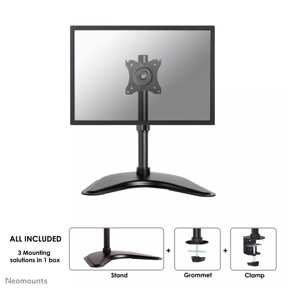 Achat NEOMOUNTS Desk mount 10 – 30p 1 screen Black Max 8kg et autres produits de la marque Neomounts
