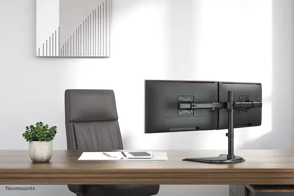 Vente NEOMOUNTS Desk mount 10 - 27p 2 screens Neomounts au meilleur prix - visuel 4