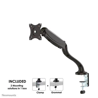Neomounts NM-D500BLACK Support d'écran à fixer 10-30" - ressort à gaz - Support Fixe & Mobile - visuel 3