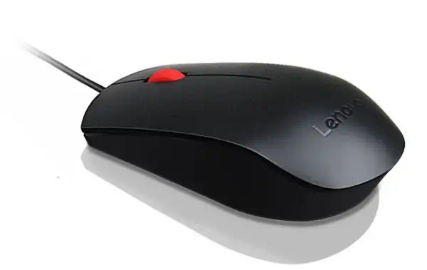 Lenovo Essential souris Bureau Ambidextre USB Type-A Optique 1600 DPI - Souris - visuel 1