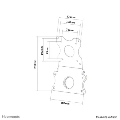 Neomounts FPMA-VESAMAC2127 Adaptateur VESA iMac - Support Fixe & Mobile - visuel 6