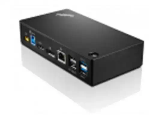 Lenovo 40A80045IT station d'accueil Avec fil USB 3.2 Gen 1 (3.1 Gen 1) Type-A Noir - Station d'accueil pour portable - visuel 2