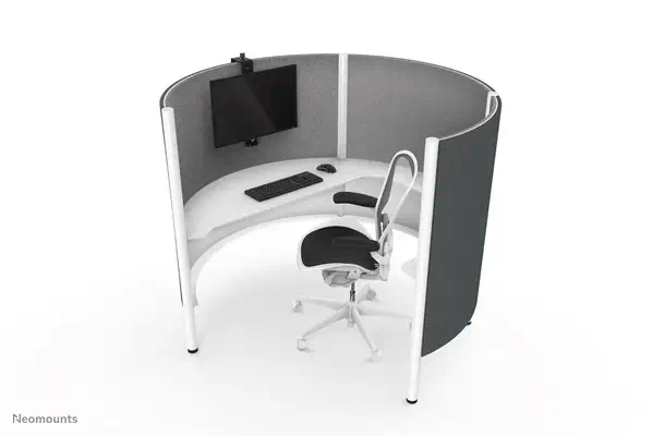 Neomounts FPMA-CH100BLACK Support d'écran à fixer 10-30" - pour le mur de séparation - rotatif - Support Fixe & Mobile - visuel 9