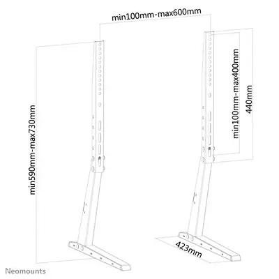 Achat NEOMOUNTS Flatscreen Desk Mount stand/foot sur hello RSE - visuel 3