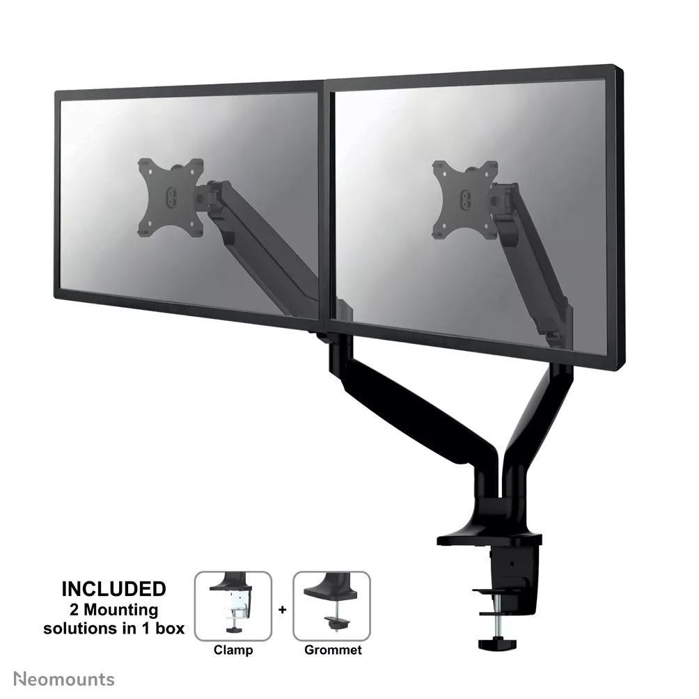 Vente NEOMOUNTS NM-D750DBLACK flat screen desk mount au meilleur prix