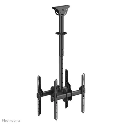 Neomounts NM-C440DBLACK Support de plafond pour double écran 32-60" - h56-91 cm - Support Fixe & Mobile - visuel 10