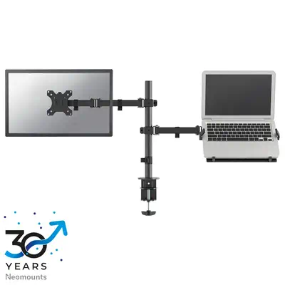 Neomounts FPMA-D550NOTEBOOK Support d'écran à fixer avec support pour ordinateur portable 10-32" - Accessoire Moniteur - visuel 1