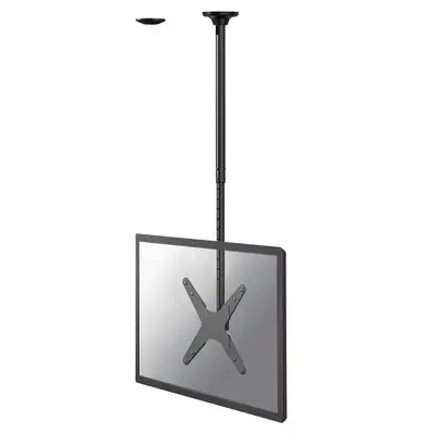 Neomounts FPMA-C340BLACK Support de plafond pour écran de 32-75" - h106-156 cm - Support Fixe & Mobile - visuel 1