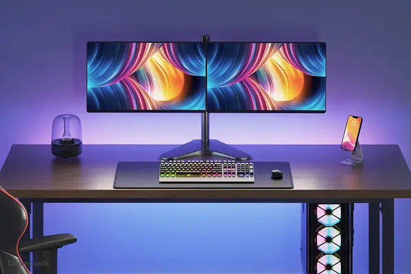 Neomounts FPMA-D550DDBLACK Support d'écran à poser 10-32" - Accessoire Moniteur - visuel 7