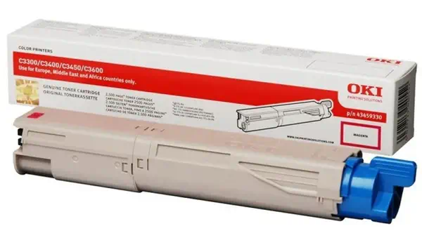 OKI 43459330 Cartouche de toner 1 pièce(s) Original Magenta - Toner - visuel 1