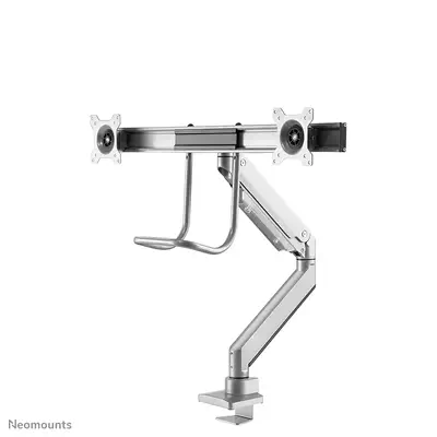 Neomounts NM-D775DXSILVER Support d'écran à fixer 10-32" - ressort à gaz - Topfix - arrêt 180° - Accessoire Moniteur - visuel 2