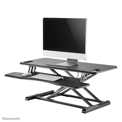 Neomounts NS-WS300BLACK Poste de travail assis-debout - ressort à gaz - Accessoire Moniteur - visuel 1