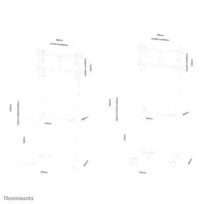 Neomounts support de sol - Support Fixe & Mobile - visuel 1