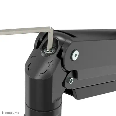 Neomounts NM-D775DX3BLACK Support d'écran à fixer 17-27" - ressort à gaz - Topfix - arrêt 180° - Support Fixe & Mobile - visuel 9