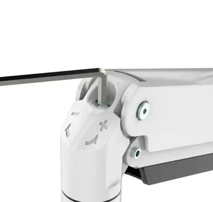 Neomounts NM-D775DX3WHITE support d'écran plat pour bureau 68,6 cm (27") Blanc - Support Fixe & Mobile - visuel 9