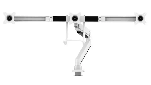 Neomounts NM-D775DX3WHITE support d'écran plat pour bureau 68,6 cm (27") Blanc - Support Fixe & Mobile - visuel 3