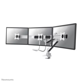 Achat Support Fixe & Mobile NEOMOUNTS Flat Screen Desk mount 10-27p desk clamp/grommet/white sur hello RSE
