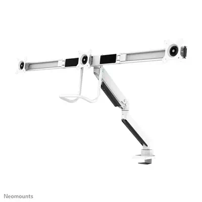 Neomounts NM-D775DX3WHITE Support d'écran à fixer 17-27" - ressort à gaz - Topfix - arrêt 180° - Support Fixe & Mobile - visuel 4