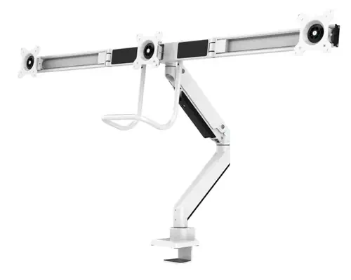 Neomounts NM-D775DX3WHITE support d'écran plat pour bureau 68,6 cm (27") Blanc - Support Fixe & Mobile - visuel 5
