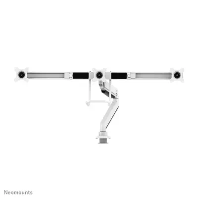 Neomounts NM-D775DX3WHITE Support d'écran à fixer 17-27" - ressort à gaz - Topfix - arrêt 180° - Support Fixe & Mobile - visuel 3
