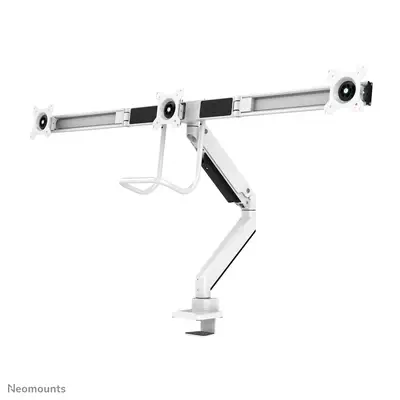 Neomounts NM-D775DX3WHITE Support d'écran à fixer 17-27" - ressort à gaz - Topfix - arrêt 180° - Support Fixe & Mobile - visuel 5
