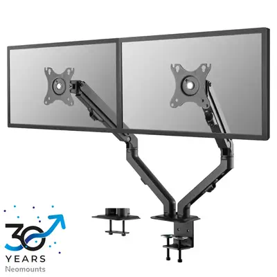Neomounts FPMA-D650DBLACK Support d'écran à fixer 17-27" - ressort hélicoïdal - Accessoire Moniteur - visuel 1