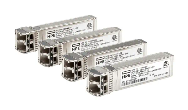 MSA 16Gb Short Wave Fibre Channel SFP+ 4-pack Transceiver - HP - Accessoire Réseau - visuel 2