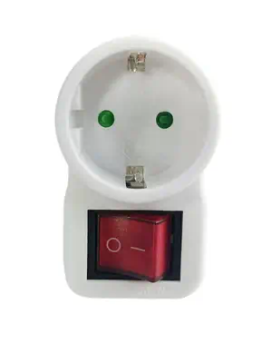 Microconnect GRUTIMER2 protection surtension Blanc 1 sortie(s) CA 230 V - Prise parafoudre - visuel 1
