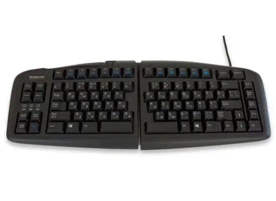 Goldtouch V2 Keyboard clavier Universel USB QWERTY Russe Noir - Clavier - visuel 1