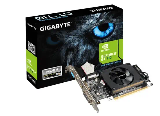 GIGABYTE GV-N710D3-2GL carte graphique NVIDIA GeForce GT 710 2 Go GDDR3 - Gigabyte - Carte graphique - visuel 2