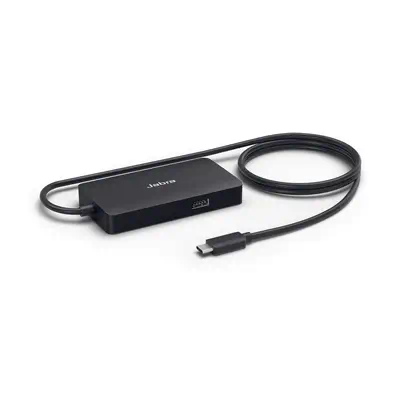 Jabra 14207-58 hub & concentrateur USB 3.2 Gen 1 (3.1 Gen 1) Type-C Noir - Station d'accueil pour portable - visuel 1
