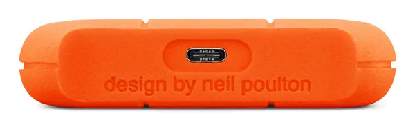 LaCie Rugged Mini disque dur externe 1 To USB Type-C 3.2 Gen 1 (3.1 Gen 1) Orange - Disque dur Externe - visuel 3