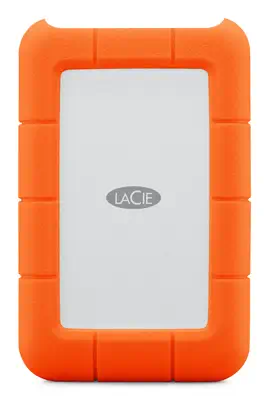 LaCie Rugged Mini disque dur externe 1 To USB Type-C 3.2 Gen 1 (3.1 Gen 1) Orange - Disque dur Externe - visuel 1