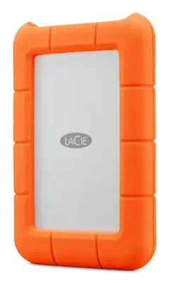 LaCie Rugged Mini disque dur externe 1 To USB Type-C 3.2 Gen 1 (3.1 Gen 1) Orange - Disque dur Externe - visuel 2