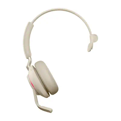 Jabra Evolve2 65 Casque Sans fil Arceau Bureau/Centre d'appels USB Type-A Bluetooth Beige - Casque Micro - visuel 1